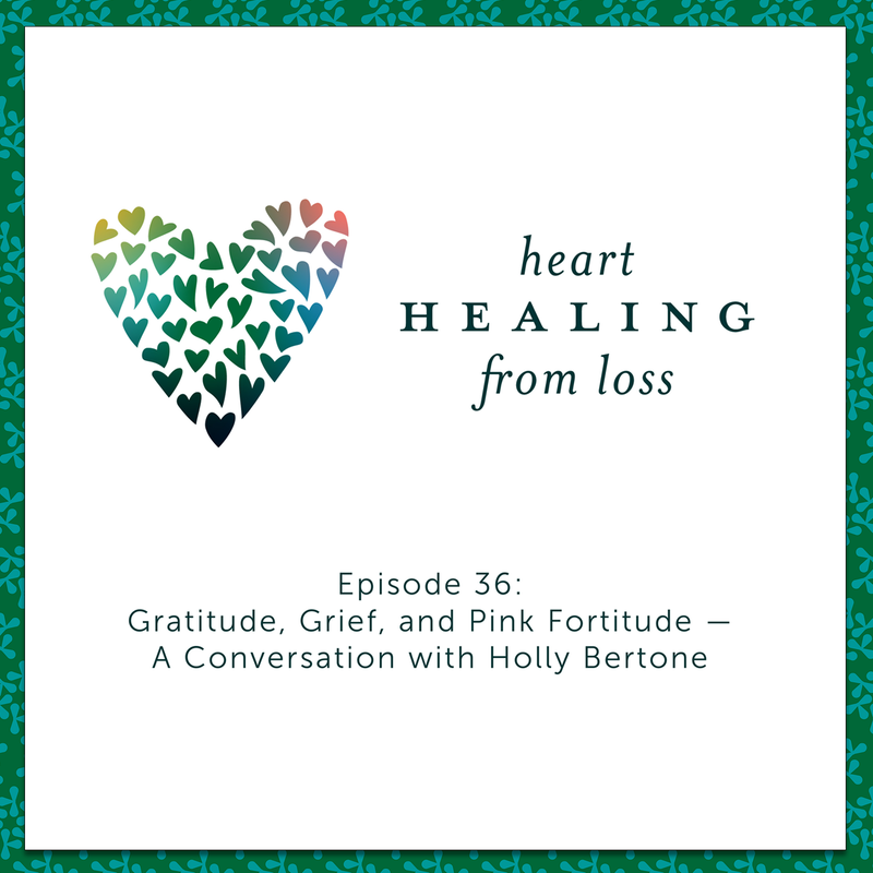 Episode 36 Podcast with Wendy Sloneker a Certified Advanced Grief Recovery Specialist & End of Life Doula -- an expert on helping others navigate grief and loss through to healing.