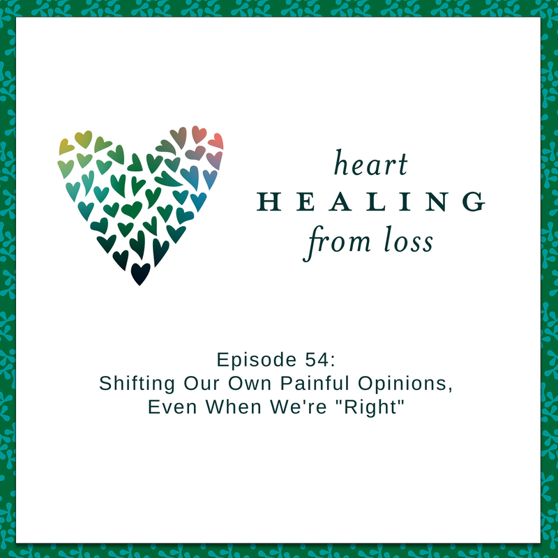 Episode 54 Podcast with Wendy Sloneker a Certified Advanced Grief Recovery Specialist & End of Life Doula -- an expert on helping others navigate grief and loss through to healing.
